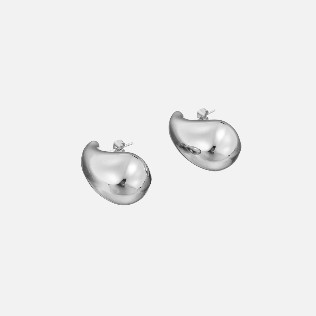 Aura Earrings - Silver - Image 2
