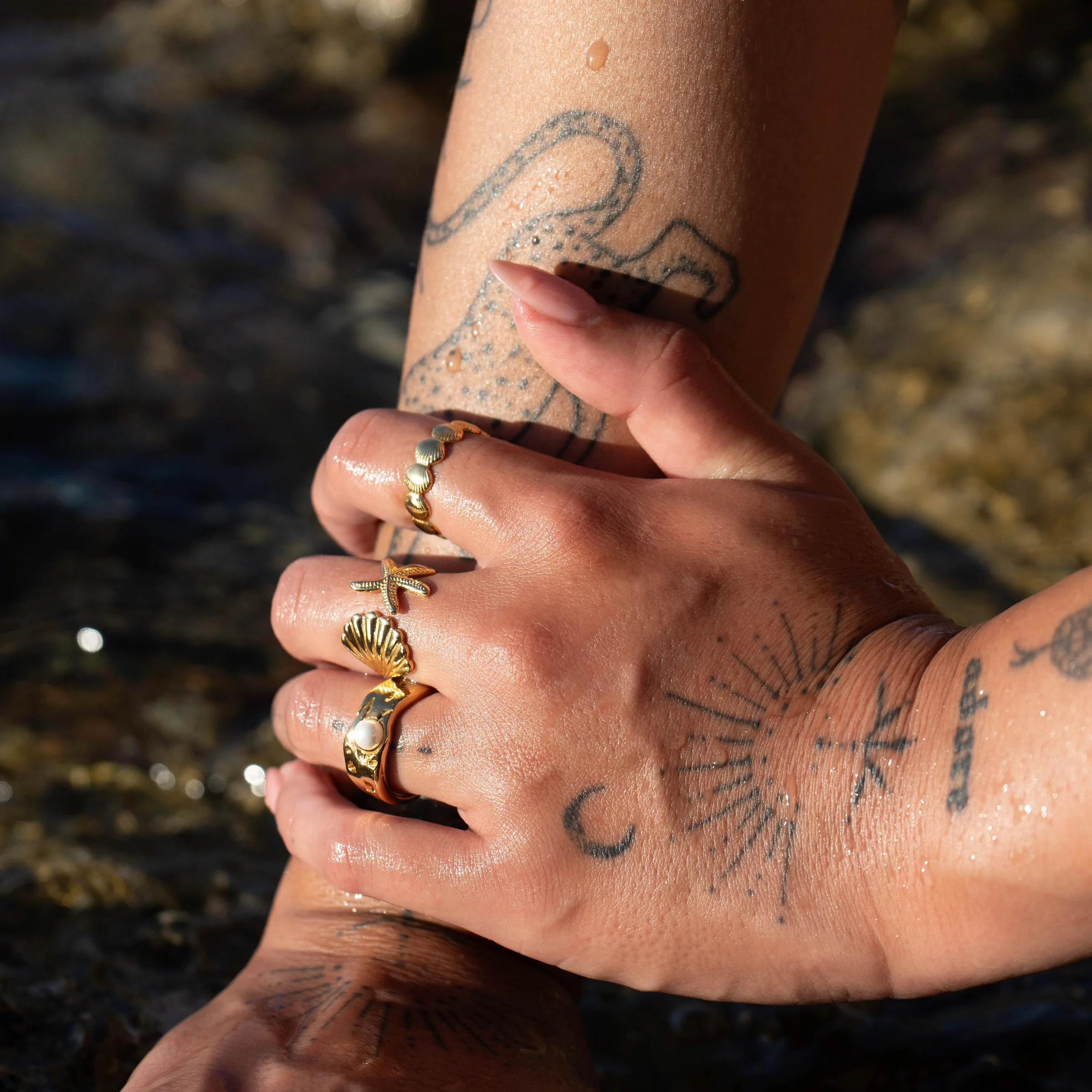 Seashell Ring (Adjustable) - Image 3