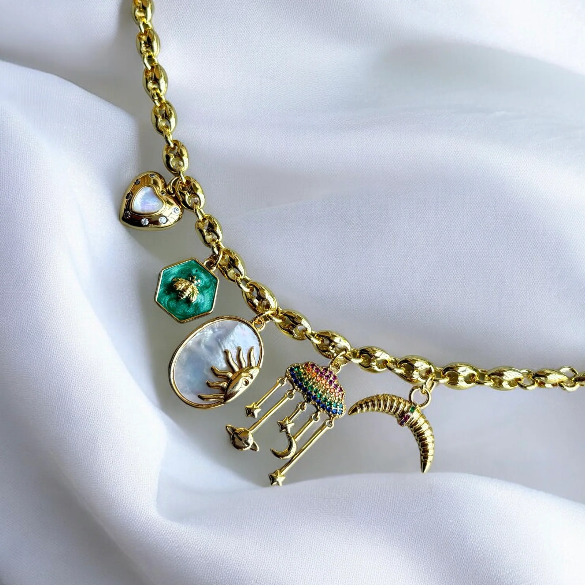 Solar Harmony Necklace (Handmade & Limited Edition) - Image 2