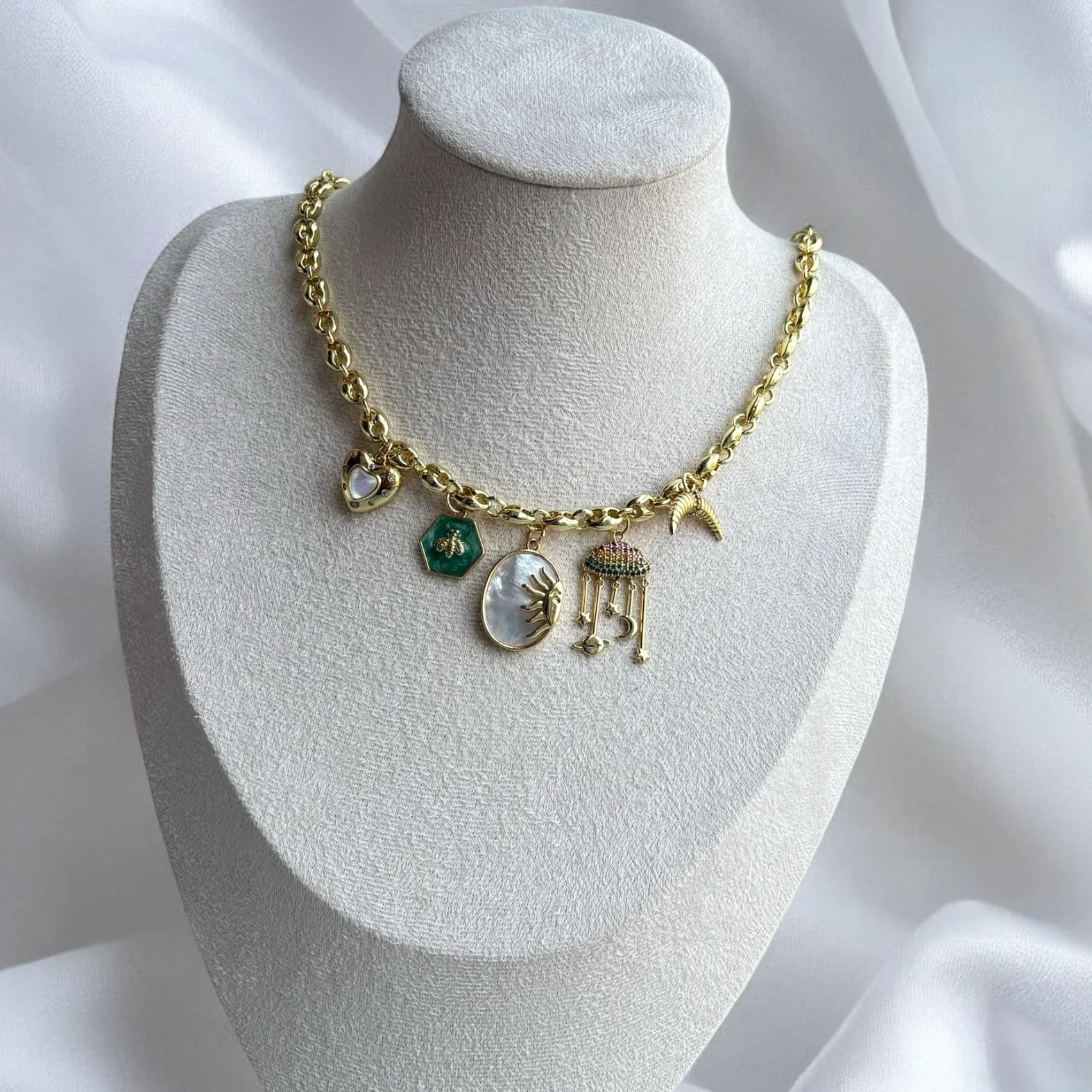 Solar Harmony Necklace (Handmade & Limited Edition) - Image 3