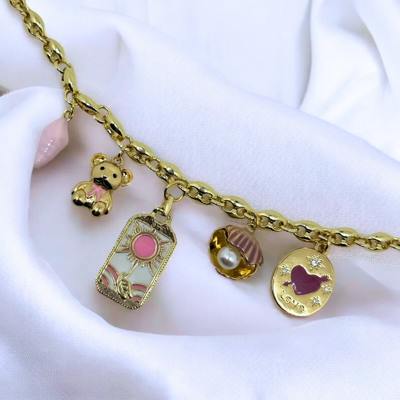 Sunset Whimsy Necklace (Handmade & Limited Edition) - Image 2