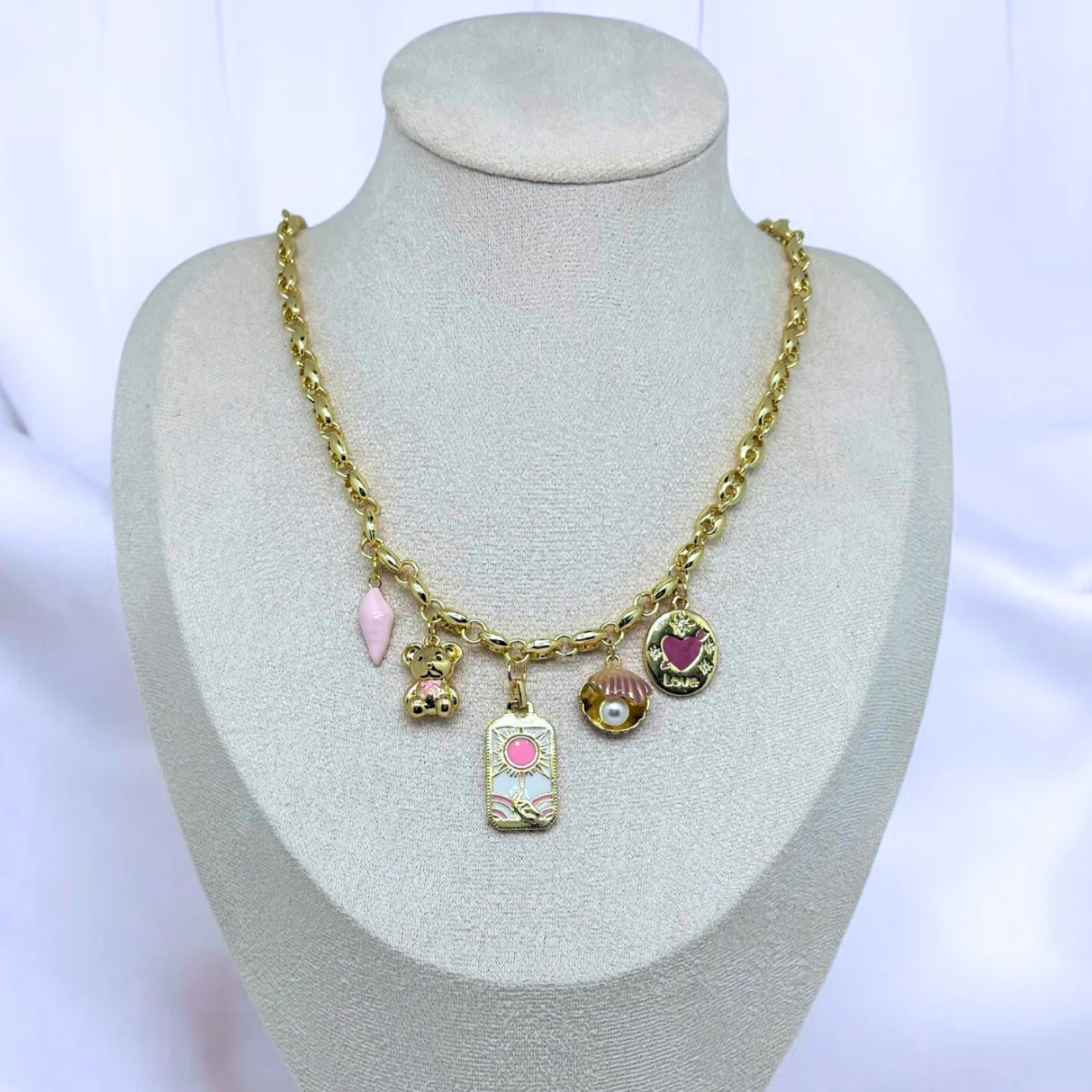 Sunset Whimsy Necklace (Handmade & Limited Edition) - Image 3